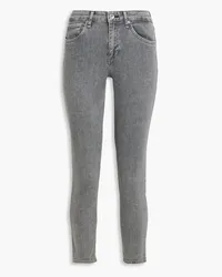 Rag & Bone Cate halbhohe Cropped Skinny Jeans Grau