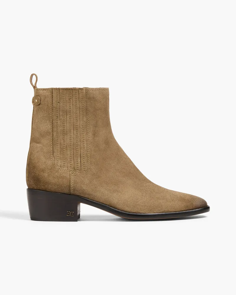 Sam Edelman Bronson Ankle Boots aus Veloursleder Neutral