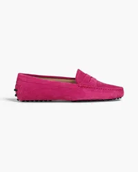 TOD'S Loafers aus Veloursleder Lila