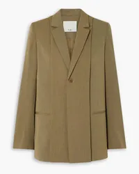 tibi Blazer aus Woll-Twill Braun