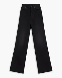 Acne Studios Hoch sitzende Schlagjeans Schwarz