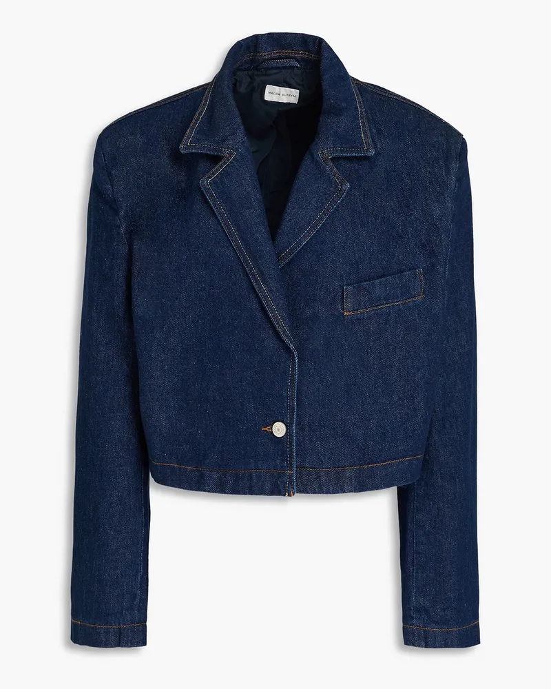 Magda Butrym Blazer aus Denim Blau