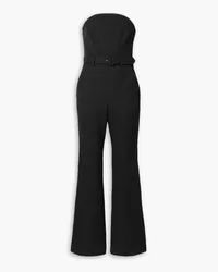 A.L.C. Kate trägerloser Jumpsuit aus Twill mit Gürtel Schwarz