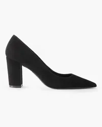 Stuart Weitzman Stuart Pumps aus Veloursleder Schwarz