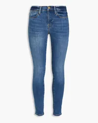 Frame Denim Le High Skinny hoch sitzende Skinny Jeans Blau