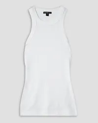 James Perse Tanktop aus Stretch-Jersey Weiß