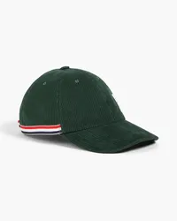 Thom Browne Baseballcap aus Baumwollcord Grün