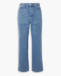 By Malene Birger Milium hoch sitzende Cropped Jeans mit geradem Bein Blau