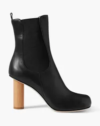 A.W.A.K.E. Ariana Ankle Boots aus Leder Schwarz