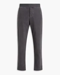 James Perse Hose aus Twill aus Stretch-Baumwolle Grau