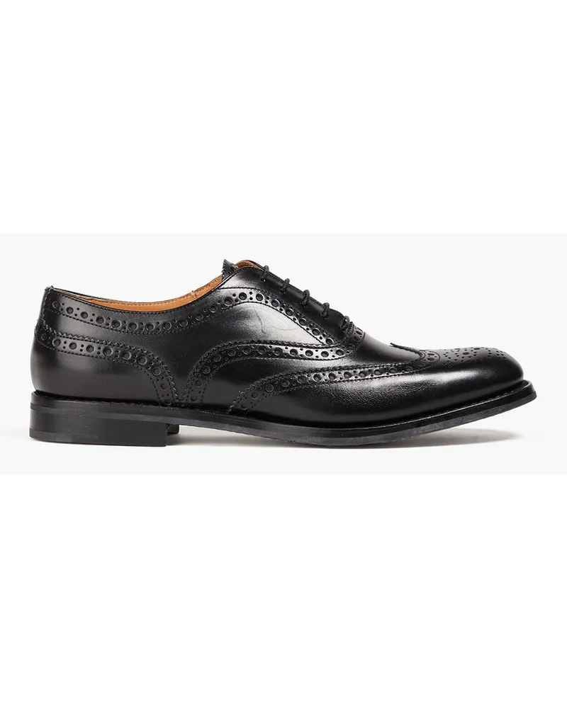 Church's Burwood Brogues aus perforiertem Leder Schwarz