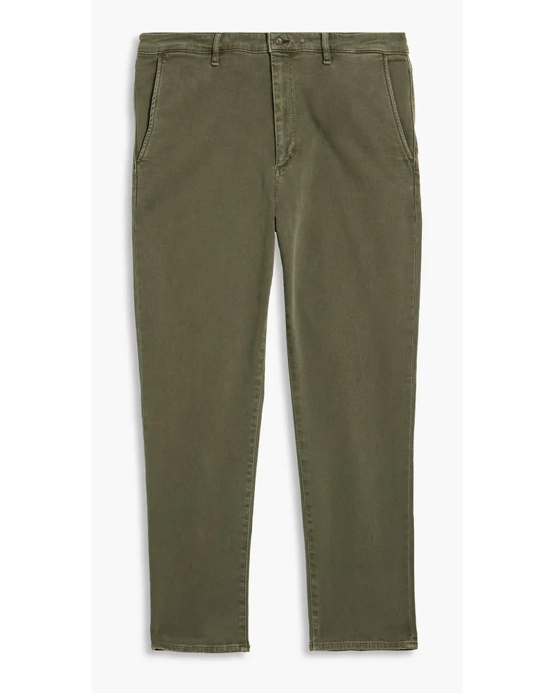 Rag & Bone Fit 2 Action Chinohose mit schmalem Bein aus Twill aus einer Baumwollmischung Grün