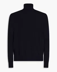 Giorgio Armani Rollkragenpullover aus Wolle Blau