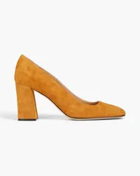 Sergio Rossi Pumps aus Veloursleder Braun