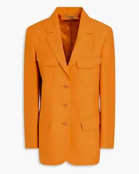 Alberta Ferretti Blazer aus Twill Orange