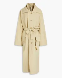 Petar Petrov Mael Oversized-Trenchcoat aus einer Leinen-Seidenmischung Neutral