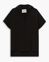 Jil Sander Bluse aus Crêpe Schwarz