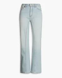 Victoria Beckham Hoch sitzende Jeans mit weitem Bein Blau