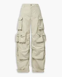 ATTICO Fern Cargohose mit geradem Bein aus Shell Neutral