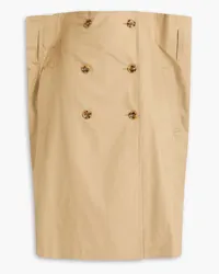 Maison Margiela Midi-Wickelrock aus Baumwoll-Twill Neutral