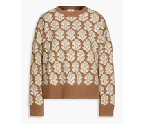 Tate jacquard-knit wool sweater