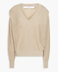 IRO Pullover aus Baumwolle inWaffelstrick Neutral