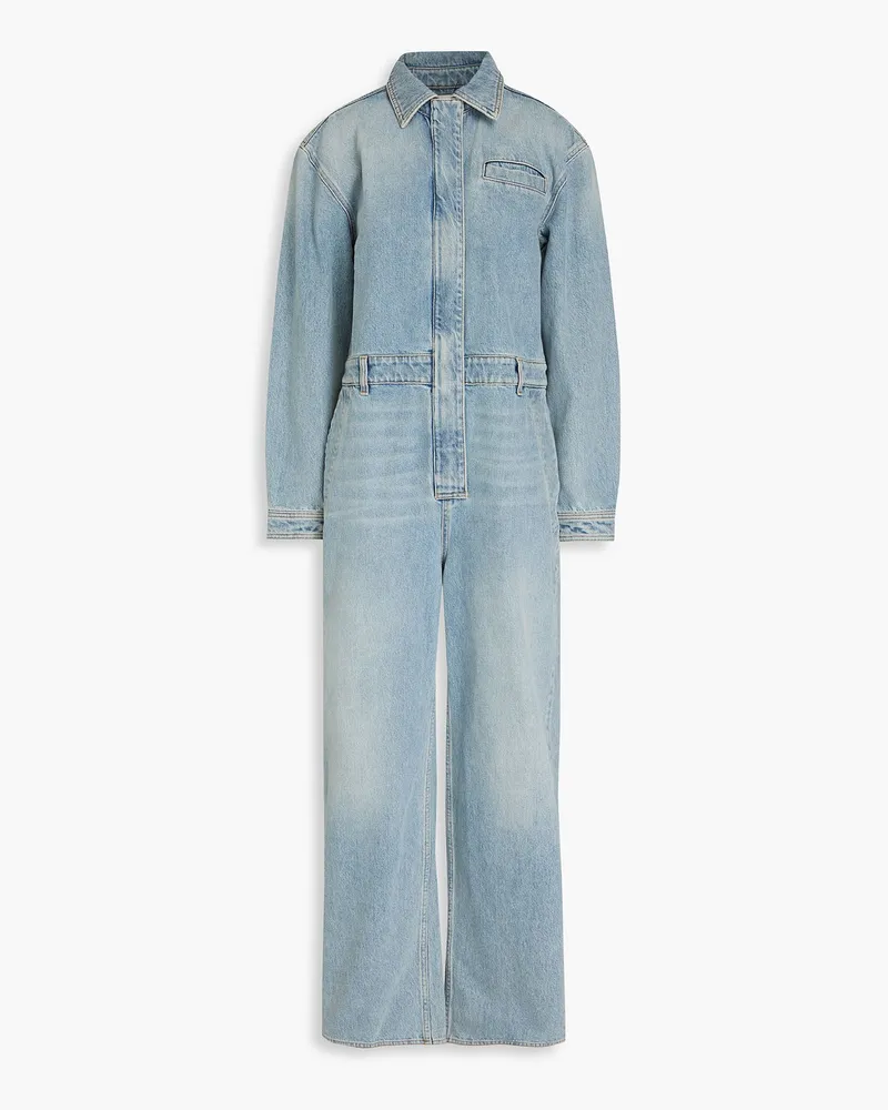 Loulou Studio Panay Jumpsuit aus Denim Blau