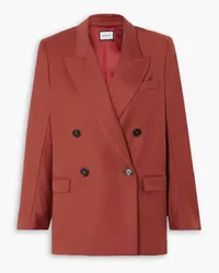 BEARE PARK Doppelreihiger Blazer aus Wolle Rot