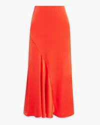 Derek Lam Paulette Midirock aus Satin Orange