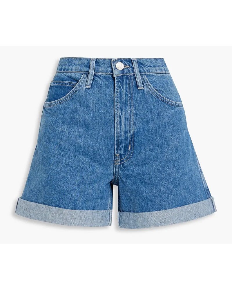 Frame Denim Jeansshorts Blau