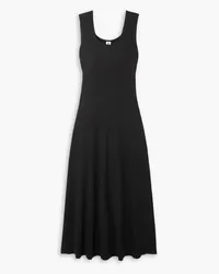 By Malene Birger NET SUSTAIN Lilo Midikleid aus Rippstrick Schwarz