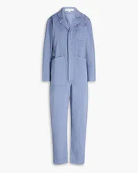 Alex Mill Standard Cropped Jumpsuit aus Stretch-Baumwolle Blau