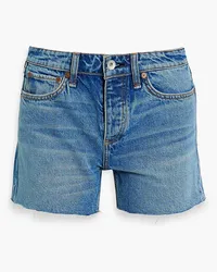 Rag & Bone Dre Jeansshorts inausgewaschener Optik Blau