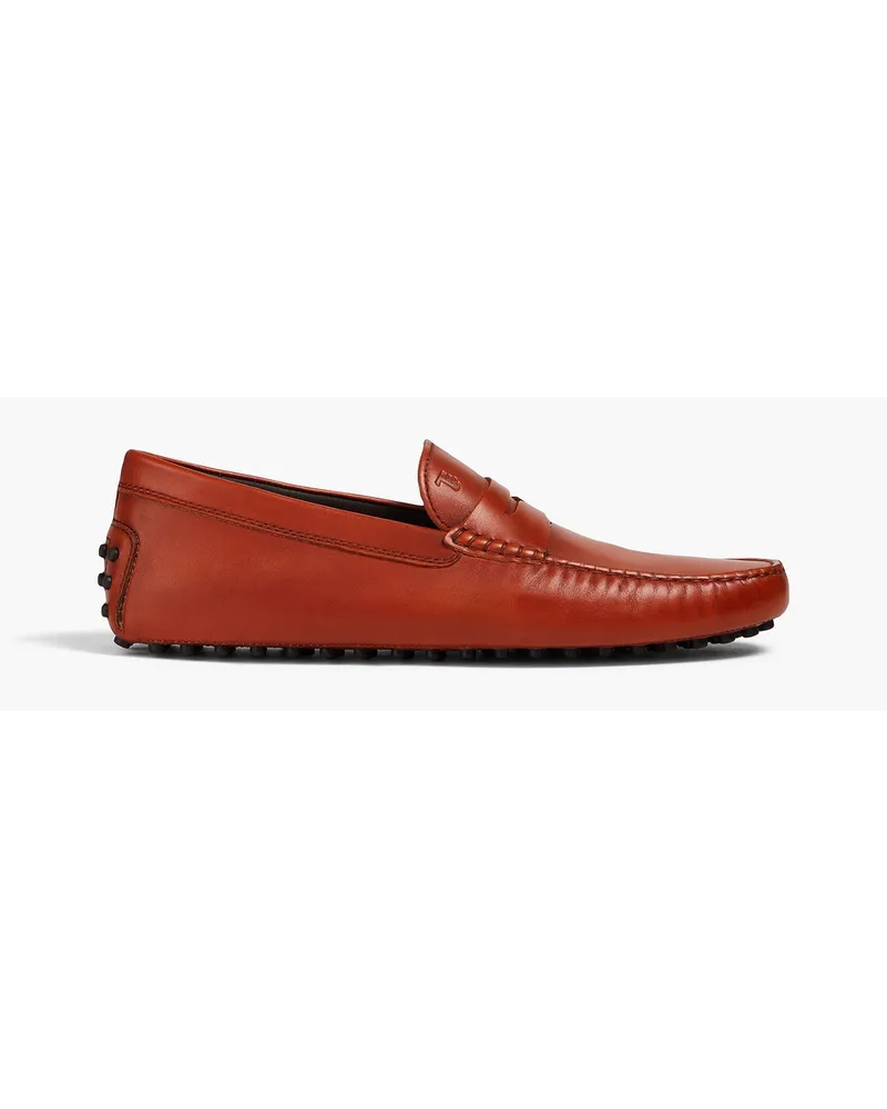 TOD'S Drivers aus Leder Rot