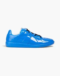 Maison Margiela Replica Sneakers aus Lacklederimitat Blau