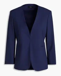 Theory Jacke aus Stretch-Wolle Blau