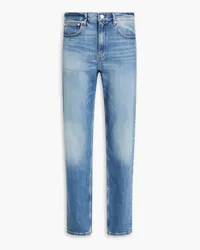 Frame Denim The Straight Jeans aus Denim mit Sitzfalten Blau