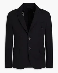 Emporio Armani Blazer aus Shell Schwarz