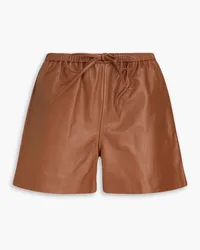 By Malene Birger Ifeiona Shorts aus Leder Braun