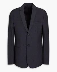 Emporio Armani Blazer aus Cloqué Blau