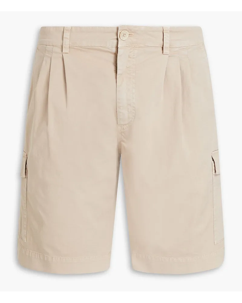 Dolce & Gabbana Shorts aus einer Stretch-Baumwolle mit Applikationen Neutral