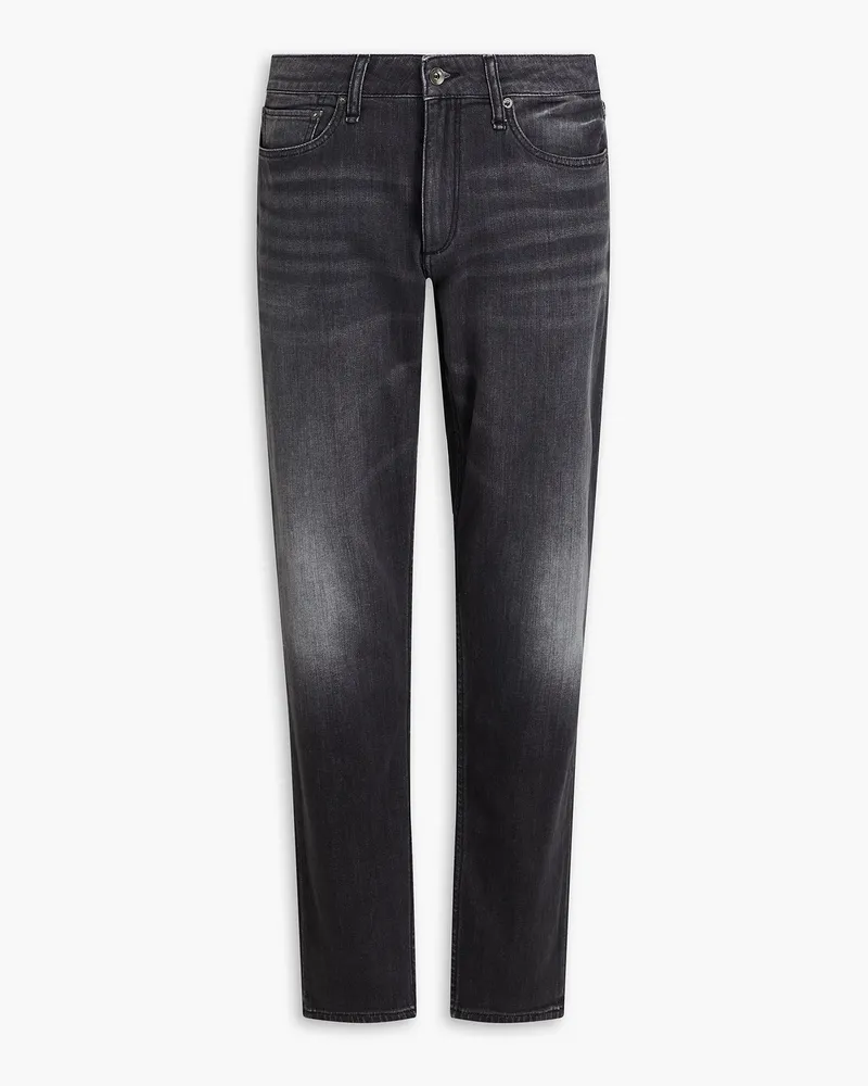 Rag & Bone Fit 3 Jeans aus Denim mit Sitzfalten Schwarz