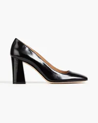 Sergio Rossi Pumps aus Lacklederimitat Schwarz