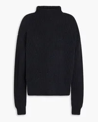 Le Kasha 1918 Verbier ribbed cashmere turtleneck sweater Blau