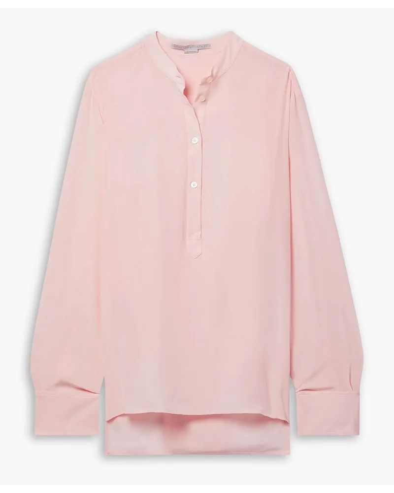 Stella McCartney Eva Bluse aus Crêpe de Chine aus Seide Pink