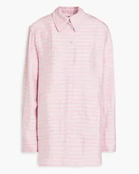 Jacquemus Passio Hemd aus Jacquard mit Gingham-Karo Pink