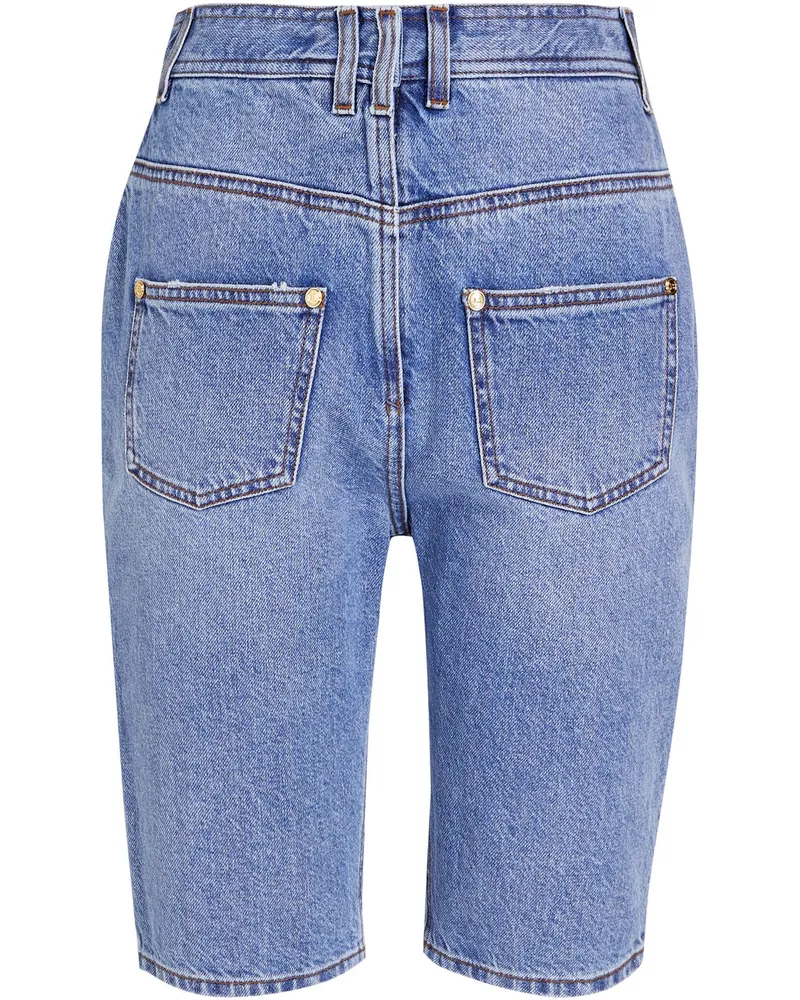 Balmain Jeansshorts Blau