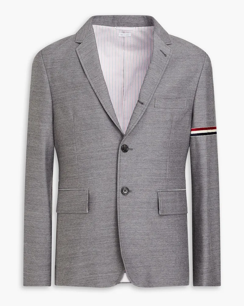 Thom Browne Blazer aus einer Wollmischung Grau