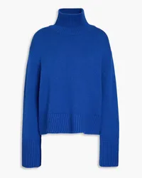 Lisa Yang Rollkragenpullover aus Kaschmir Blau