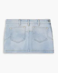 ATTICO Abra Mini-Jeansrock Blau